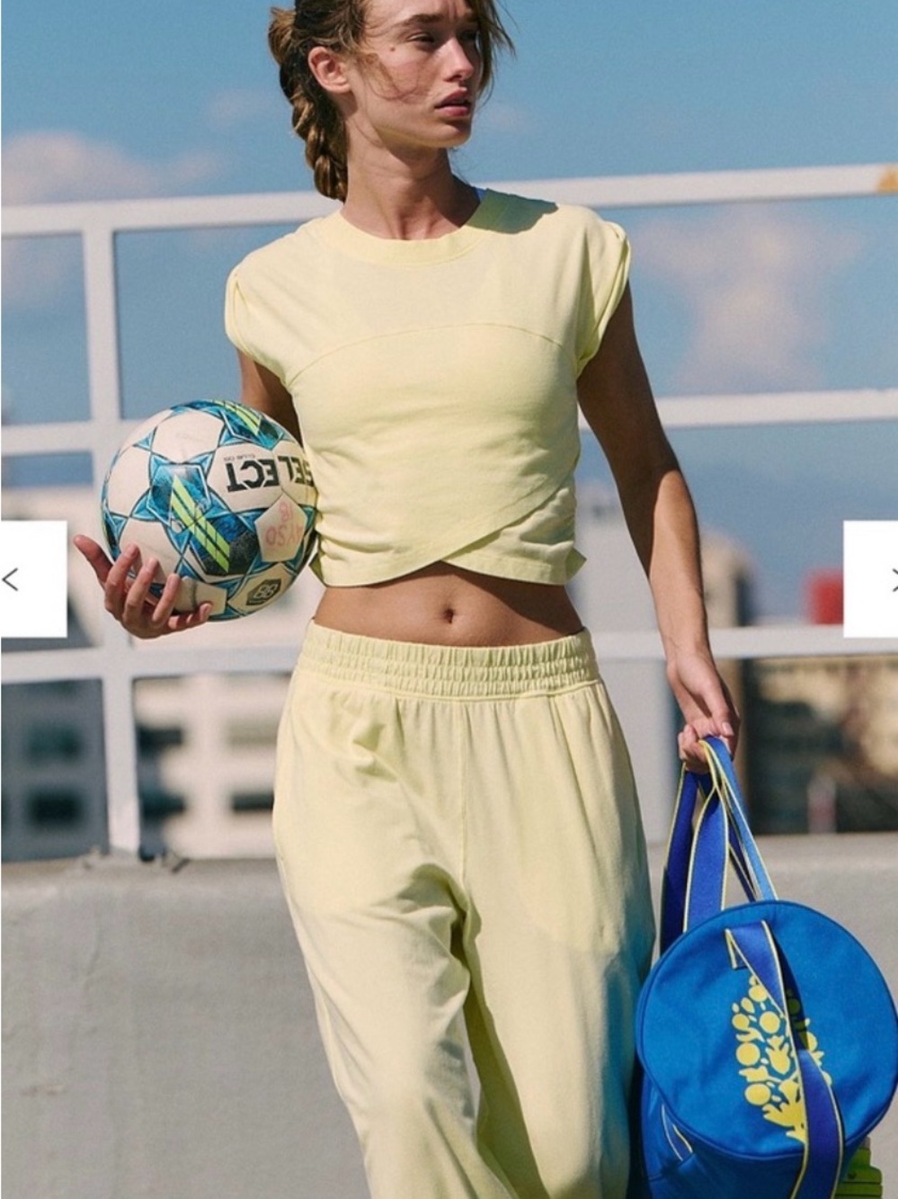 FP Movement Hot Shot Yellow Crossover Set (Top and Bottoms Included)